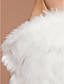  Faux Fur Wedding Shawl