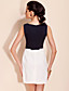  TS Metal Decor Neckline Butterfly Shape Sheath Dress (More Colors)
