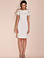  simplicidade ts dobrado vestido bainha colar