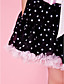  roze trimmen chiffon meisje rok met voering