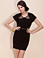  TS Leather Collar Belted Dress (More Colors)