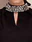  joyas de la decoración ts cuello Blusa camisa