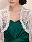  Spitze Hochzeit / Anlass Jacke / Wrap mit Elfenbein