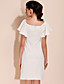 simplicidade ts dobrado vestido bainha colar
