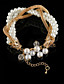  Chic Ladies' Imitation Pearl Bracelet With Tassel