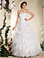  LESLY - Abito da Sposa in Organza e Raso