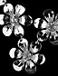  Sieben Blumen Damen Strass Halskette (44 cm)
