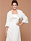  maniche lunghe giacca di pelliccia del faux nozze sposa / wrap (0.498-pj0069-2015)