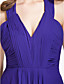  Sheath/Column Halter Floor-length Chiffon Bridesmaid Dress