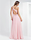  A-line One Shoulder Sweetheart Floor-length Chiffon Evening Dress