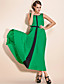  ts vestito senza maniche color blocco maxi (altri colori)