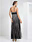  Sheath/Column Sweetheart Floor-length Tulle And Stretch Satin Evening Dress