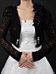  Lace Wedding Jackets With Appliques (More Colors Available)