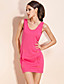  TS Double Button Open-back Bow Dress (More Colors)