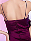  Sheath/Column Spaghetti Straps Short/Mini Taffeta Cocktail Dress