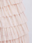  IVONETTE - Abito da Cocktail in Chiffon e Tulle