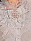  TS Luxury Multi-layered Flower Organza Two-piece Shirt
