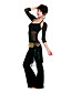  dancewear de poliéster con flecos / rendimiento monedas de vientre cadera bufanda de baile para las damas más colores