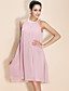  TS Ruffle High Neck Pleated Dress