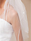  Two-tier Tulle With Pearls Fingertip Veil
