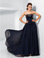  A-line Strapless Chiffon And Lace Evening Dress inspired by Katie Holmes at the 84th Oscar