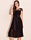  TS Mesh Shoulders Self-belted Midi Dress (More Colors)