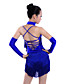  Women's Spandex With Fringe/Beading Latin Dance Performance Dress