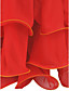 dancewear chiffon com babados três camadas saia da barriga desempenho para senhoras mais cores