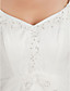  ALEXANDRIA - Vestido de Noiva em Organza (Tamanho Plus)