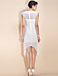  TS Irregular Hemmed Lace Dress