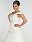  palla abito off-the-spalla cappella treno Chiffon plus size abito da sposa
