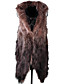  Sleeveless Party/Evening Raccoon Fur Vest (More Colors)