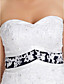  Ball Gown Sweetheart cappella treno Satin plus size abito da sposa