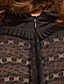  ts vintage hoge kraag jacquard pofmouw jurk