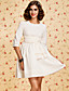  ts ruffle cintura vestido decote quadrado