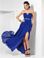  Sheath/ Column Sweetheart Floor-length Chiffon Evening Dress (FSM04258)