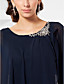  Sheath/Column Scoop Floor-length Chiffon Evening Dress
