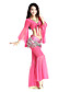  Dancewear Cystal Cotton/Tulle Belly Dance Top And Pant For Ladies More Colors