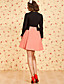  ts kvinners vintage to stykker som ruffle kjole