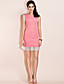  ts robe vintage en dentelle sans manches bodycon