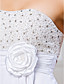 Sheath/ Column Strapless Court Train Chiffon Wedding Dress