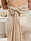  trompeta / sirena v-cuello tribunal tren y encaje vestido de gasa de la boda