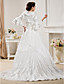  Ball Gown Sweetheart  Chapel Train Taffeta  Wedding Dress With A Wrap