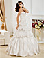  Ball Gown Sweetheart Floor-length Taffeta  Wedding Dress