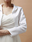  Gorgeous Long Sleeve Satin Special Occasion Jacket/Wedding Wrap(More Colors)