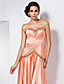  A-line Sweetheart Floor-length Evening Dress