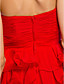  A-line Sweetheart Short/Mini Chiffon And Stretch Satin Cocktail Dress