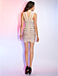  Sheath/Column Halter Sleeveless Short/Mini Bandage Dress