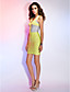  Sheath/Column V-neck Sleeveless Short/Mini Bandage Dress
