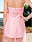  Sheath/ Column Sweetheart Sweep/ Brush Train Tulle Over Taffeta Evening Dress